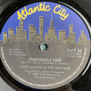 Responsible Man — Hope Jamani and The Movers