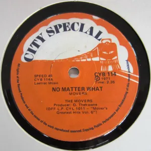 No Matter What + Till Tomorrow Morning  — The Movers