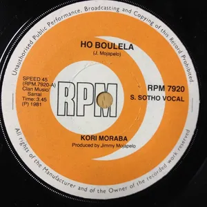 Ho Boulela + Ntate Batshoarele — Kori Moraba