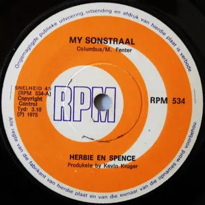 My Sonstraal + Gaan My Nie Verby Nie — Herbie And Spence