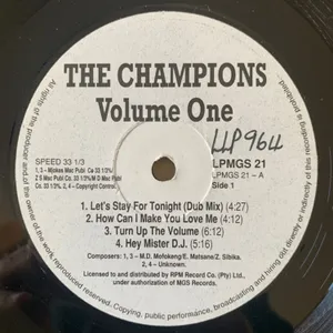The Champions , Vol. 1 — The Champions