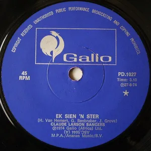 Ek Sien 'N Ster — Claude Larson