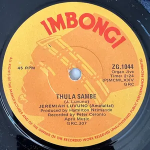 Thula Sambe album cover
