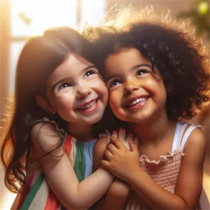 Two Little Girls + Glory Be Love — The Honeys