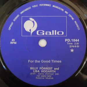 For the Good Times — Billy Forrest, Lisa Hogarth