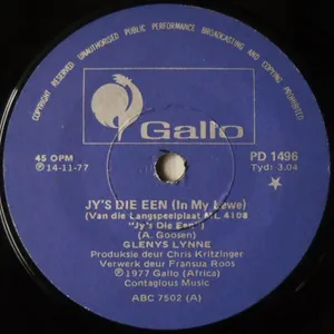 Jy's Die Een (In My Lewe) album cover